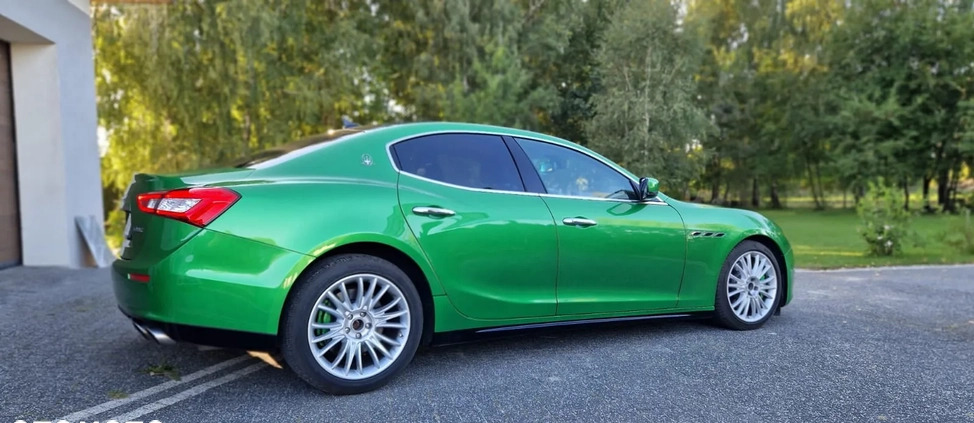 Maserati Ghibli cena 103000 przebieg: 120000, rok produkcji 2014 z Chocz małe 301